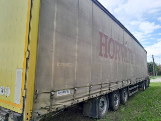 Schmitz S01 ponyvs ptkocsi