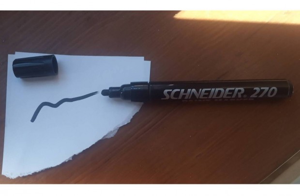 Schneider 270 lakkfilc, marker, lakkmarker (fekete, j) sok fellethez