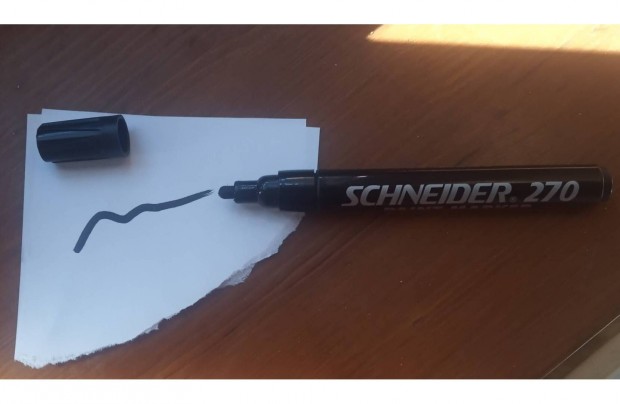 Schneider 270 lakkfilc,marker,lakkmarker (fekete,új) sok felületre jó