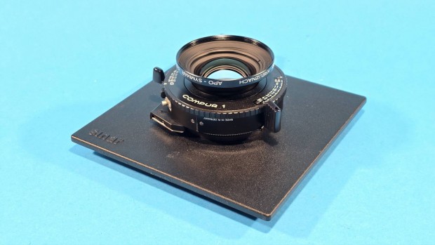 Schneider Apo Symmar 5.6/150mm objektív sinar előlapon