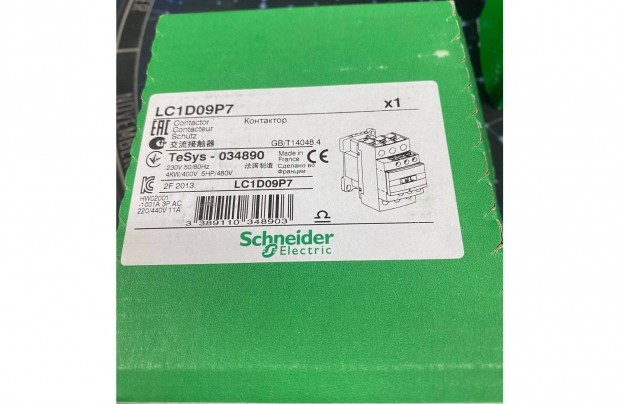 Schneider Electric LC1D09P7, Mgneskapcsol