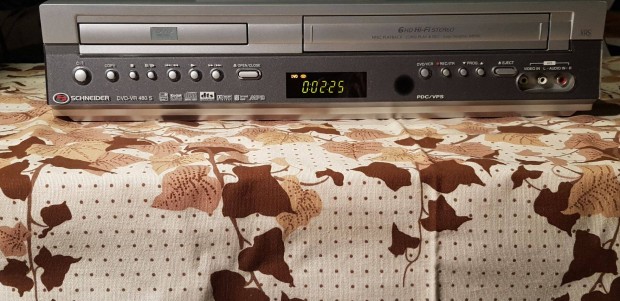 Schneider(LG) dvd vr 480s dvd lejátszó videó kombó VHS Sony