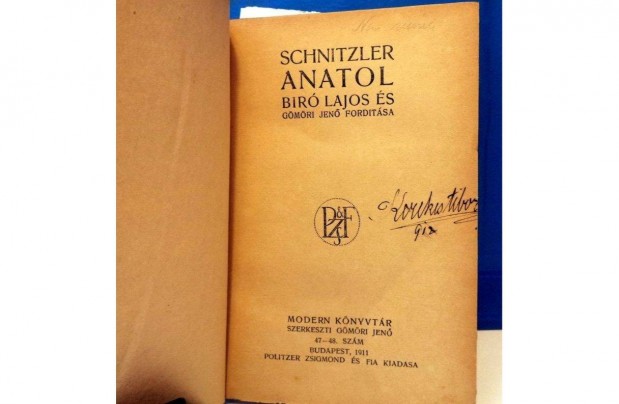 Schnitzler Arthur: Anatol - A prda