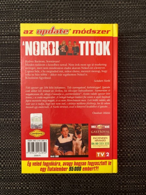 Schobert Norbi a Norbi titok cm knyv szinte j!