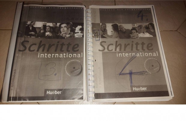 Schritte International 3 és 4 kötet 1900Ft egyben 3500Ft Veszprém
