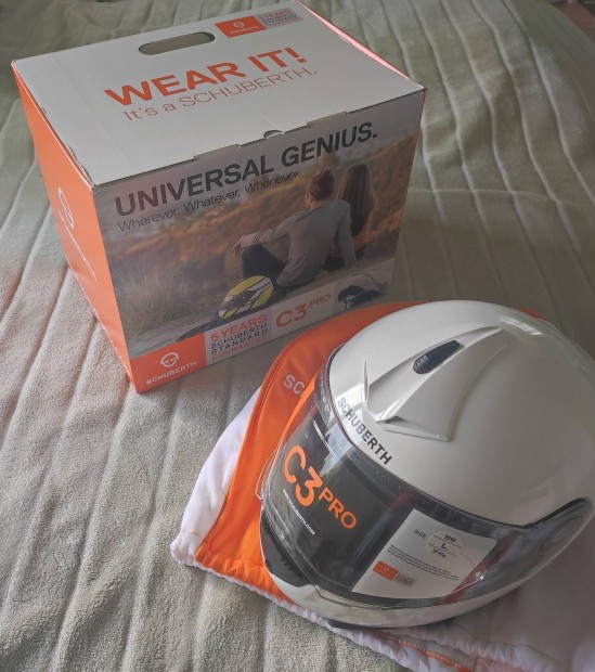 Schuberth Schubert C3 Pro buk�sisak 58/59 L m�ret �j!