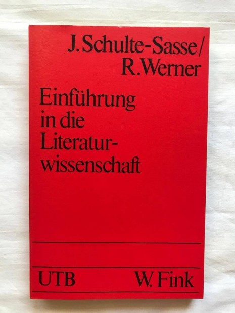 Schulte-Sasse-Werner: Einfhrung in die Literaturwissenschaft