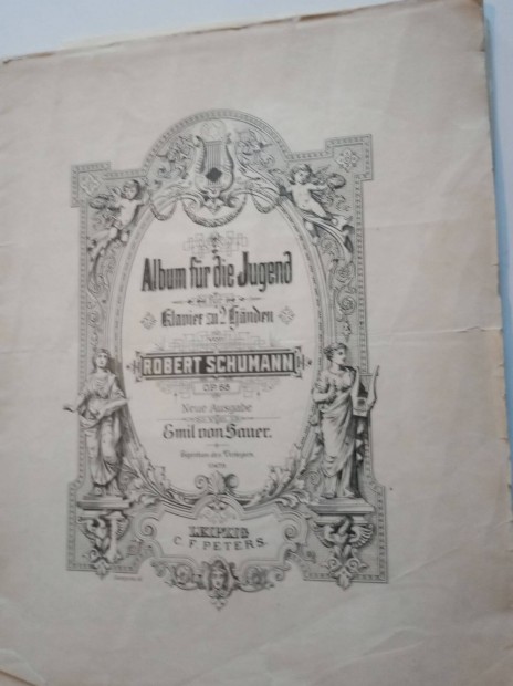 Schumann Album fur die Jugend. Op. 68 - nagyon rgi zongorakotta
