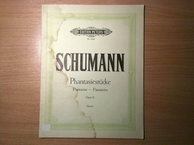 Schumann Phantasiestcke fr Klavier zu zwei Hnden