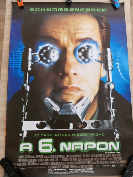 Schwarzenegger eredeti moziplakát A 6. napon