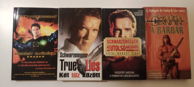 Schwarzenegger filmes knyvek, Conan, Vgkpp eltrlni ...