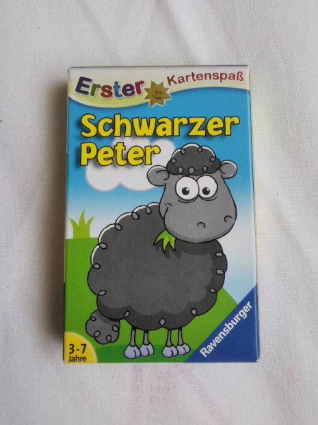 Schwarzer Peter, Fekete Péter, kártya, új, Ravensburger, bontatlan