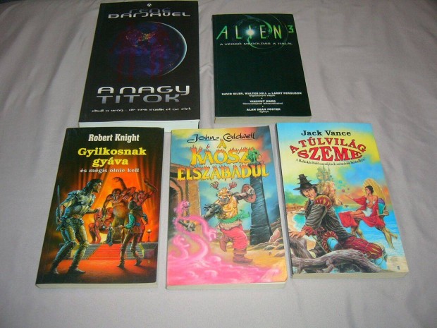 Sci-Fi / Fantasy knyvek - Alan Dean Foster, Ren Barjavel, Robert Kni