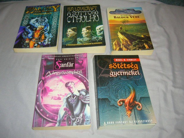 Sci-Fi / Fantasy knyvek - Josh Keegan, H.P. Lovecraft, Nigel D. Findl