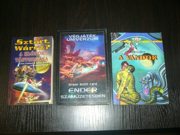 Sci-Fi / Fantasy knyvek - Orson Scott Card, Fritz Leiber, Jeffrey Sto