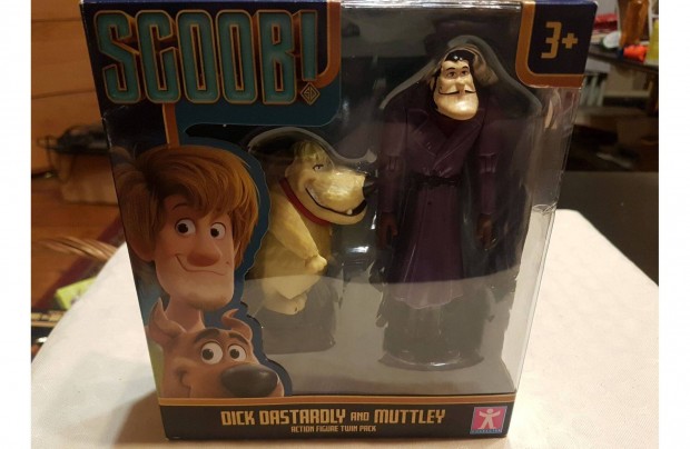 Scooby Doo Dick Dastardly and Muttle figurk bontatlan csomagols