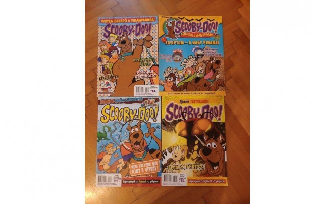 Scooby-Doo magazinok (4 db)