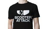 Scooter Attack fekete póló, S