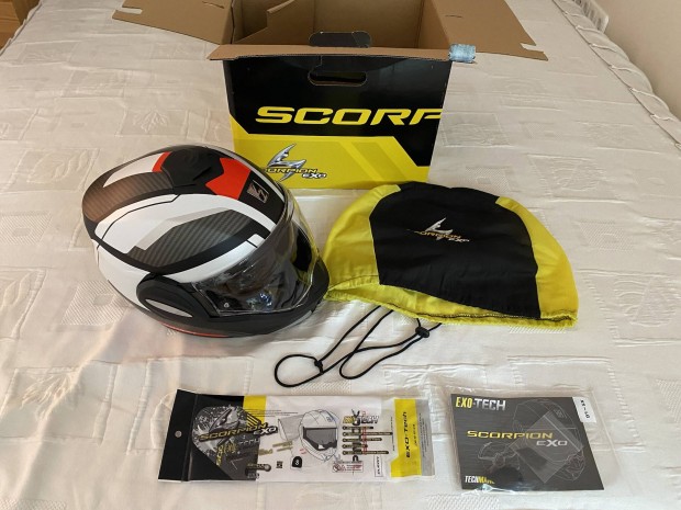 Scorpion EXO-Tech Evo Felnyitható és Hátrahajtható Sisak Méret: S