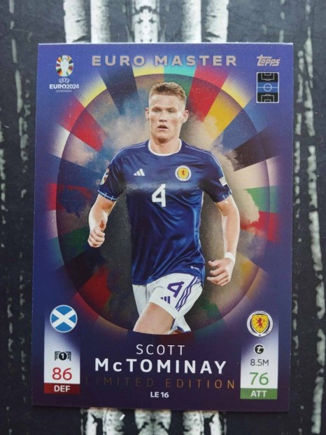 Scott Mctominay (Skcia) Limited Edition Euro 2024 focis krtya