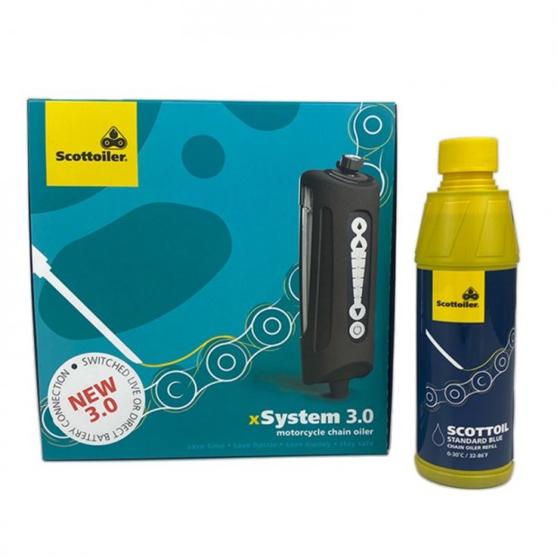 Scottoiler xsystem 30 + 250 ml olaj standard kék