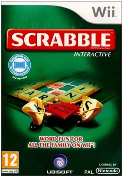 Scrabble 2009 Nintendo Wii jtk