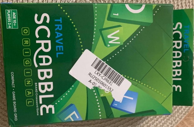 Scrabble Travel trsasjtk szett, 100 db