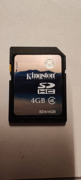 Sd4/4GB Kingston krtya 50 db egyben j