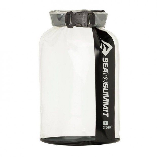 Sea to Summit Stopper Clear Dry Bag 5L vzll troltska - fekete