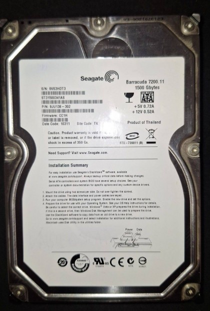 Seagate 1500GB hibs