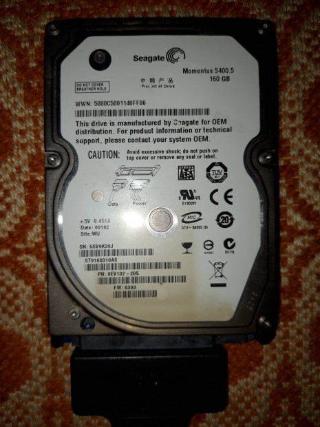 Seagate 160GB HDD