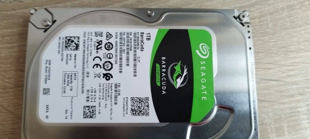 Seagate 1TB HDD SATA csatlakozs elad