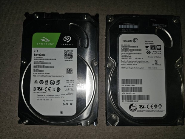 Seagate 2tb + 500gb egytt (szllts is benne van)