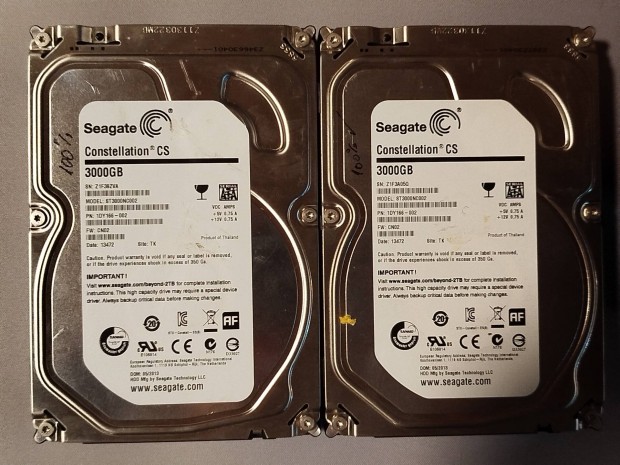 Seagate 3TB HDD 2db elad