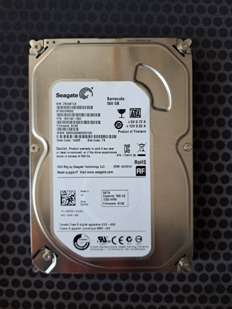 Seagate 500GB HDD