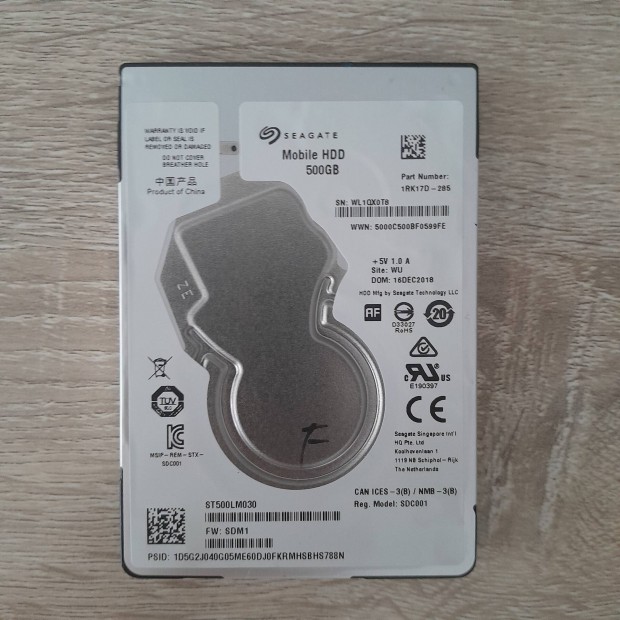 Seagate 500 GB HDD