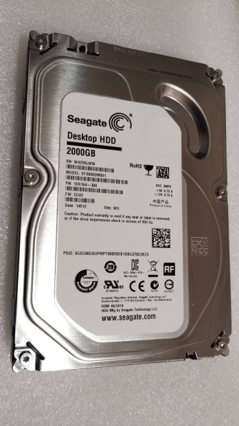 Seagate Barracuda 2TB HDD 100/100