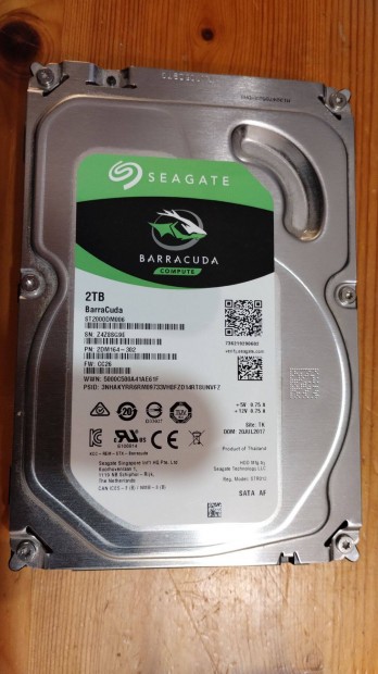 Seagate Barracuda 2Tb HDD 100/100