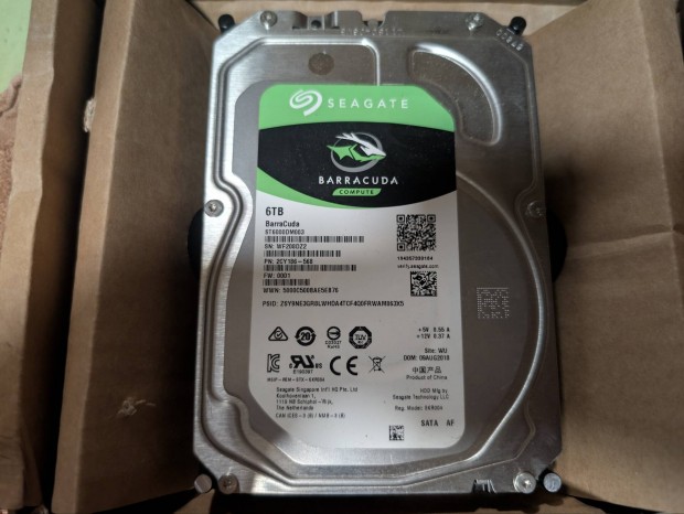 Seagate Barracuda 6TB HDD