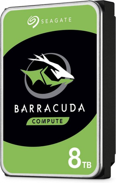 Seagate Barracuda 8TB merevlemez, 5400rpm, 256MB cache, SATA III