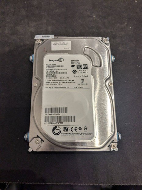 Seagate Barracuda HDD merevlemez SATA 100/100 500 GB 3,5"