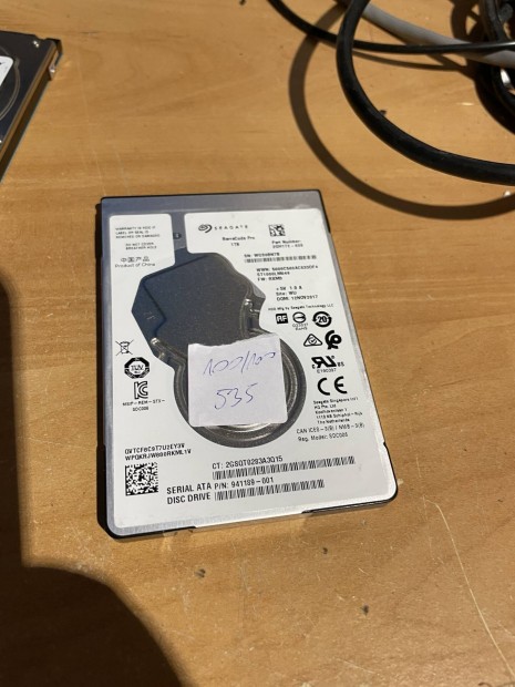 Seagate Barracuda Pro 1TB 2,5" Laptop HDD  100/100%