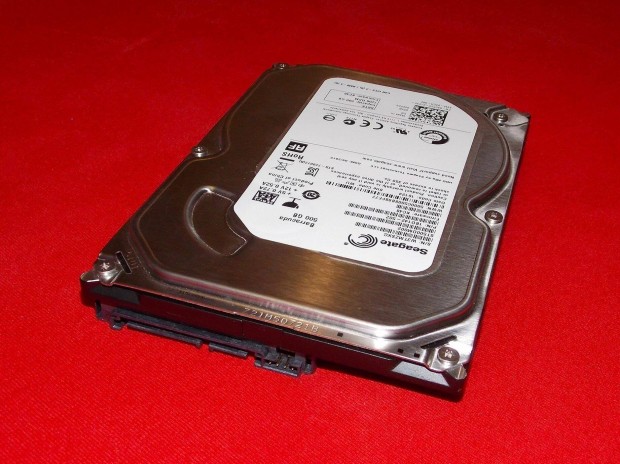 Seagate Barracuda ST-500DM 500 GB-os SATA3 winchester, HDD, merevlemez
