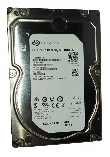 Seagate Enterprise Capacity 6TB HDD merevlemez SATA 3.5" 100/100 #Nalp