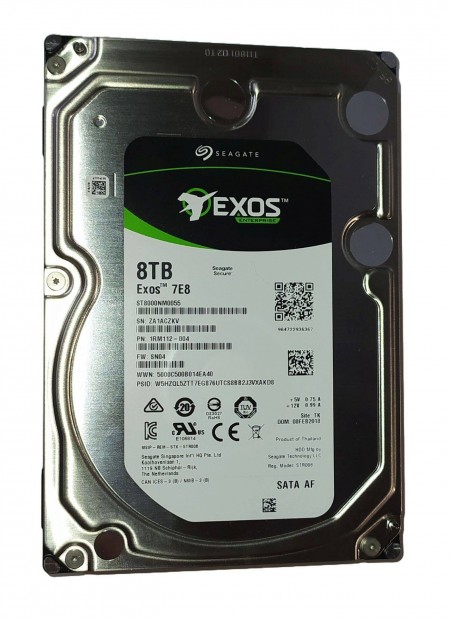 Seagate Exos 7E8 8TB HDD merevlemez SATA 3.5" 100/100 #Czkv