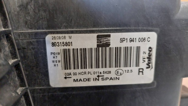 Seat Altea Gyri fnyszr 