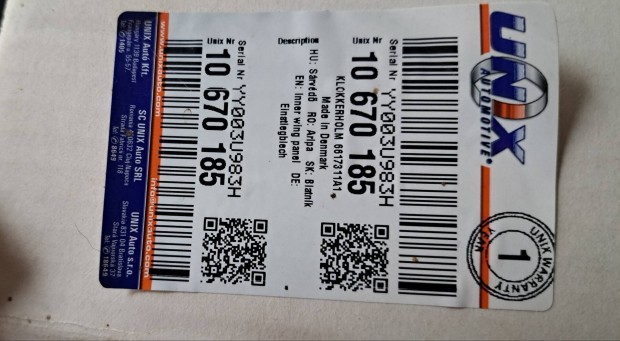 Seat Altea bal sárvédő