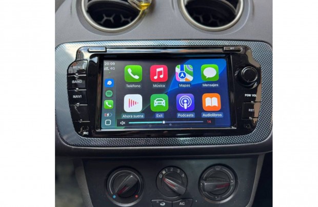 Seat Ibiza Android Kijelző Multimédia Navigáció Rádió Carplay 2Din Hif