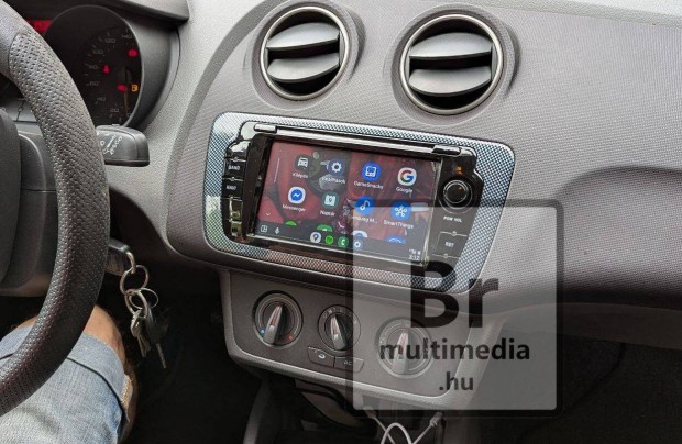 Seat Ibiza Android Rdi Multimdia Navigci Carplay 2Din Kijelz