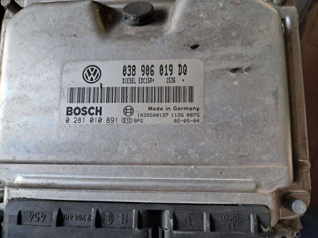 Seat Ibiza, Cordoba 1.9 ASZ motorvezérlő 038 906 019DQ